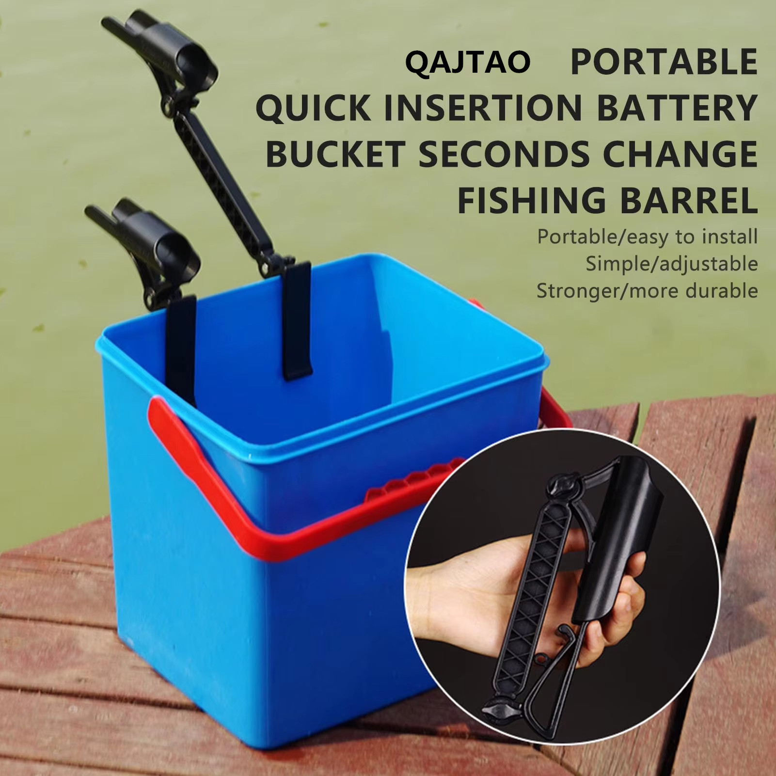 Fishing Rod Rack - Подставка для удочек QAJTAO 10-25 см,