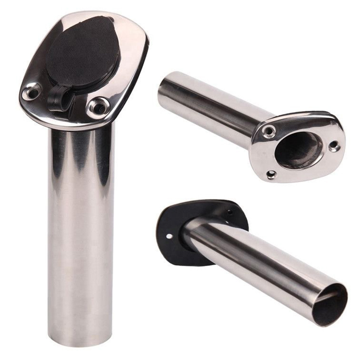 Fishing Rod Holder - Нержавеющая сталь, фиксированный угол (15°) °