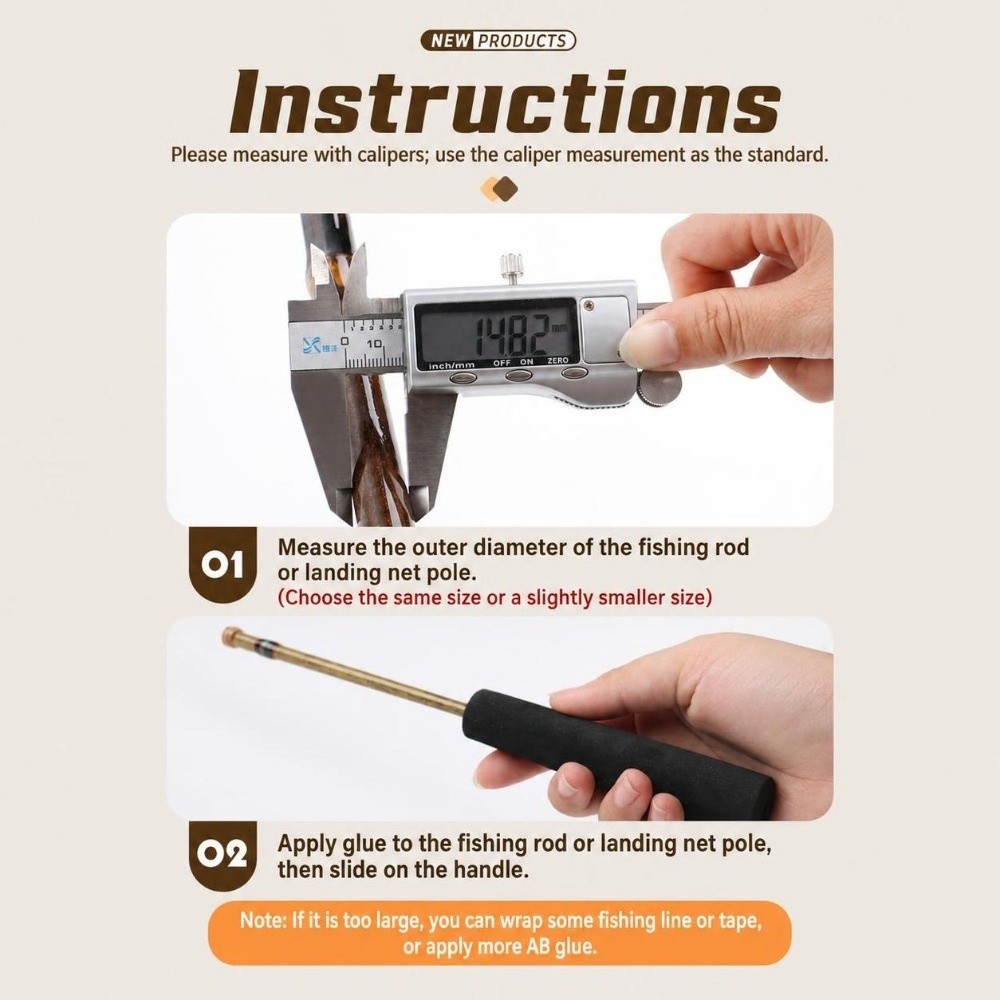 Рукоятка для удочки из ЭВА, ми – обзор и цена Fishing Rod Repair Kit