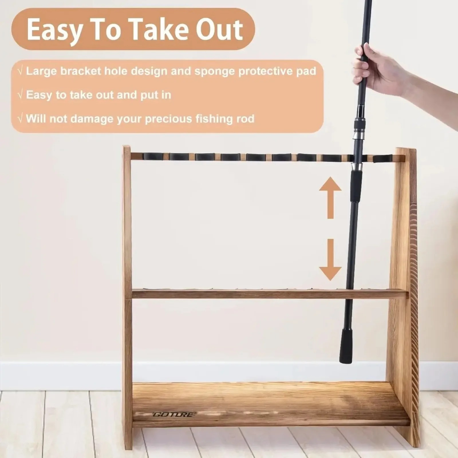 Напольная подставка для удочек – обзор и цена Fishing Rod Rack